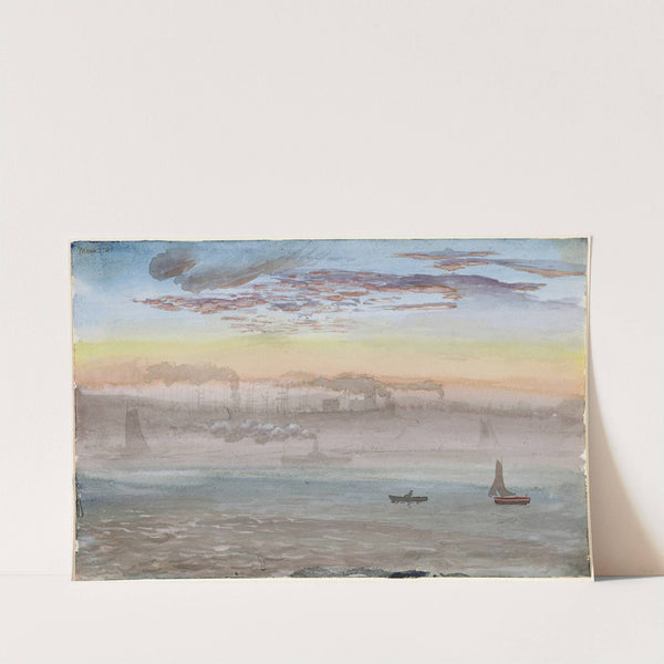 East River, Sunrise by Charles de Wolf Brownell