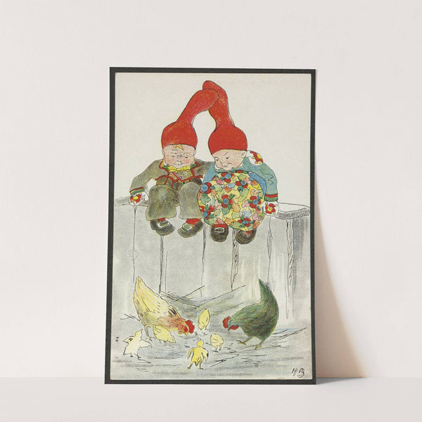 Easter card by Henrik Backer