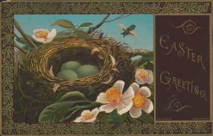 Easter greeting (1884)