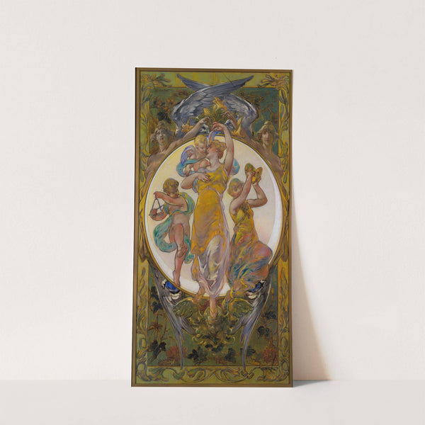 Easter Greetings by Walter Shirlaw