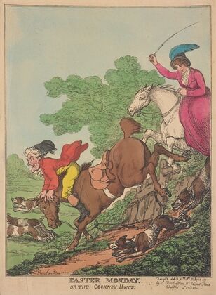 Easter Monday. Or the Cockney hunt (1811)