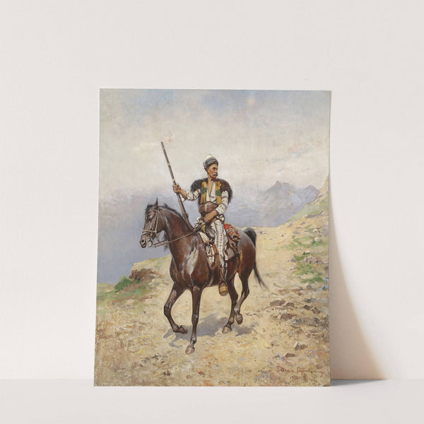 Eastern horseman by Tadeusz Ajdukiewicz