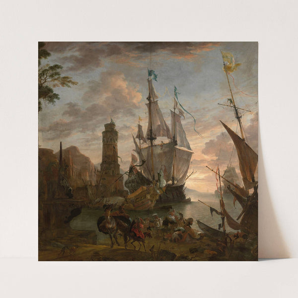 Eastern Seaport (1675) by Hendrik van Minderhout