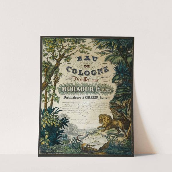 Eau De Cologne Distillée Par Muraour Frères, Distillateurs À Grasse, (Provence) (1820-1840) by Ulysse Mathey