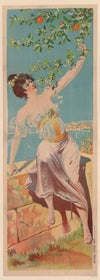 Eau de fleurs d’oranger marque Alpse Isnard (1898)