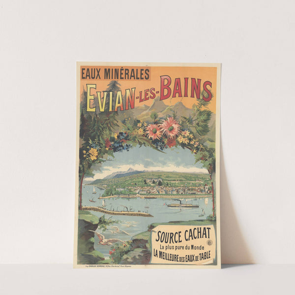 Eaux minérales. Evian-les-Bains (1890-1900) by Imp. Charles Verneau