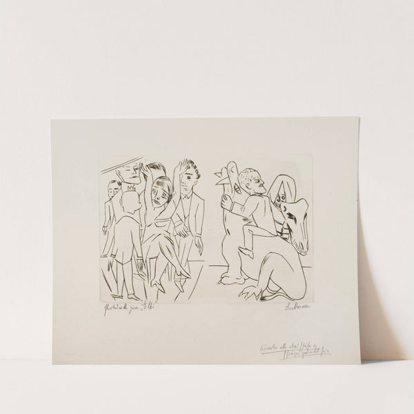 Ebbi; Illustrations for Act III (1924) by Max Beckmann