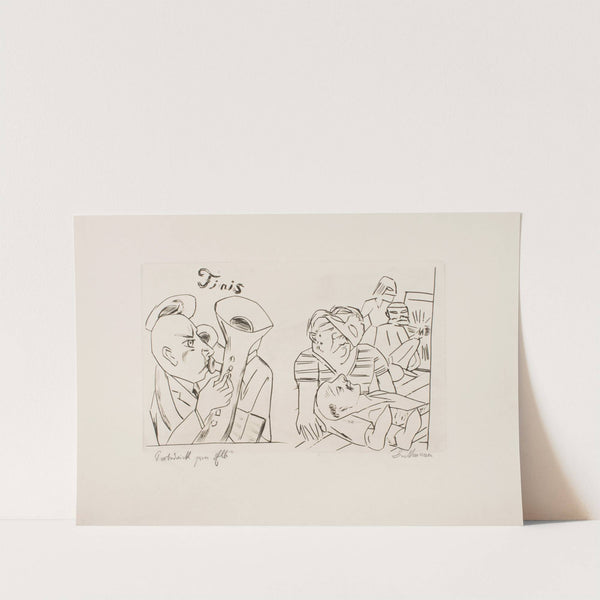 Ebbi; Illustrations for Act IV (1924) by Max Beckmann