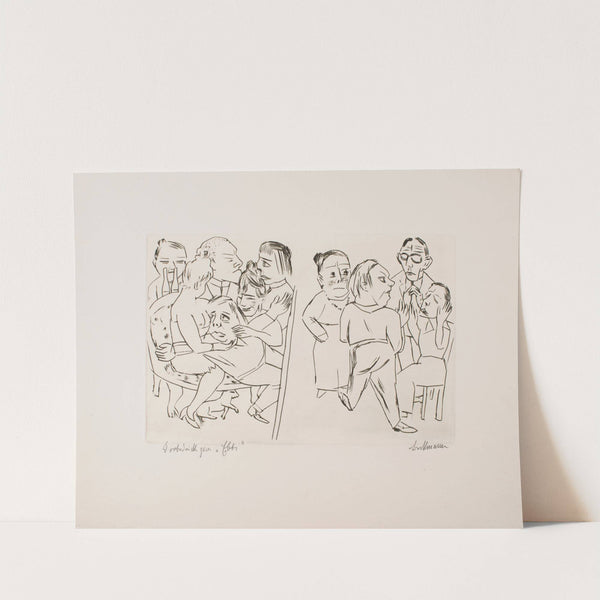 Ebbi; Illustrations for Acts I and II (1924) by Max Beckmann