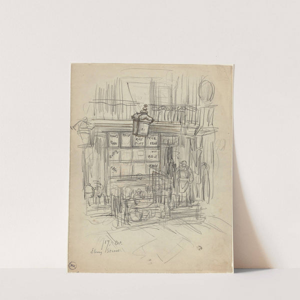 Ebury Street by Félix Hilaire Buhot