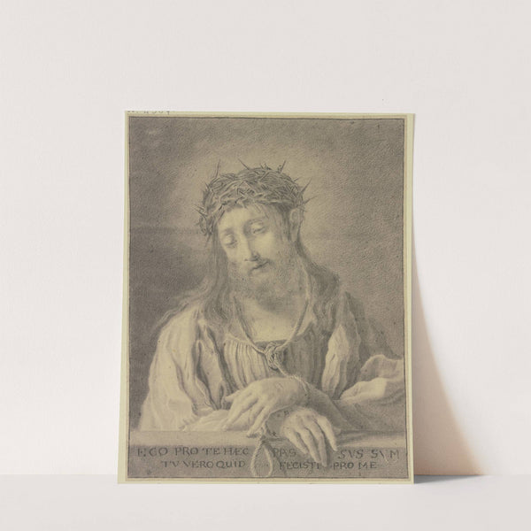 Ecce Homo, Brustbild, Ego pro te pro me by Jan Frederik Schierecke