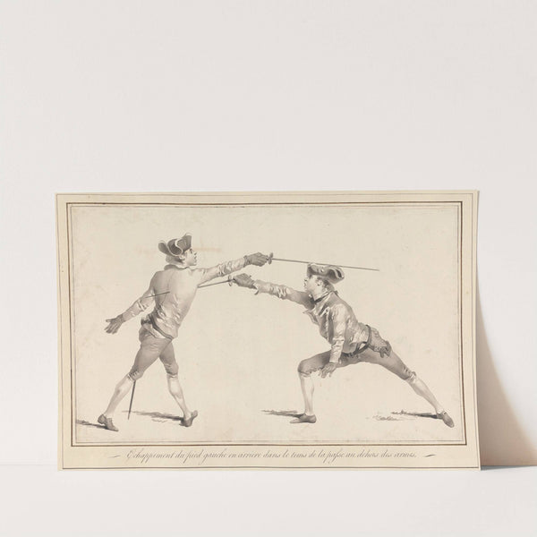 Echappement du Pied Gauche en Arriere dans le Tems de la Passe au Dehors des Armes by James Gwin