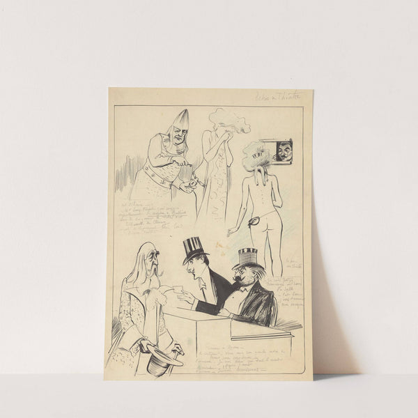 Echos au théâtre – Louis Forest et autres scènes (1908) by Maurice Lourdey