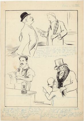 Echos de théâtre – Pierre Decourcelle et Maurice Donnay (1908)