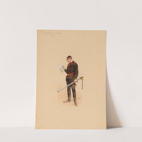 Eclaireurs de Pindrey, 1870 by Draner