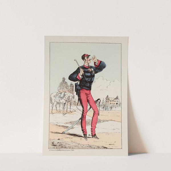 Eclaireurs Franchetti. (1871) by Draner