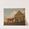 Eclipse at Newmarket with a groom and jockey (1770) by George Stubbs
