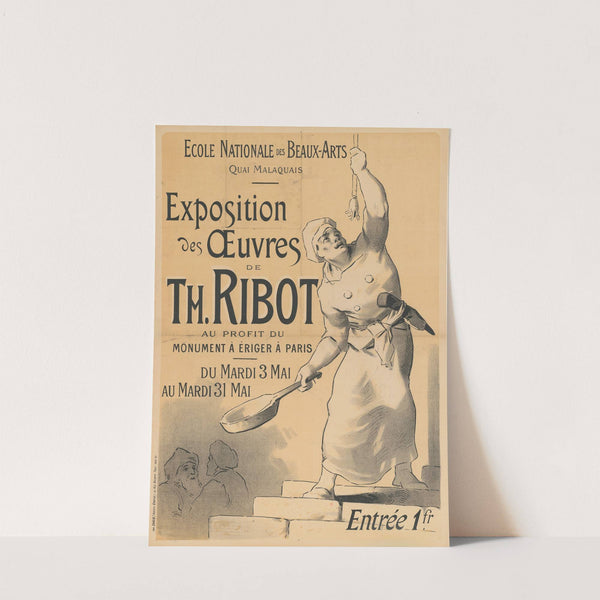 École nationale des Beaux-Arts, quai Malaquais. Exposition des oeuvres de TH. Ribot (1892) by Imp. Chaix
