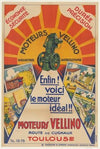 Economie, sécurité… Durée, précision. Moteurs Vellino, industrie, agriculture (1930)