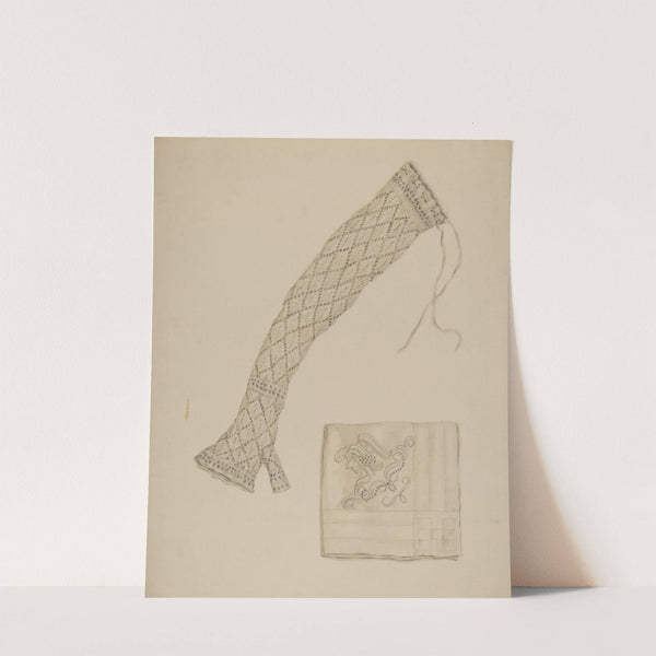 Economy Handkerchief and Mitts by Eva Wilson