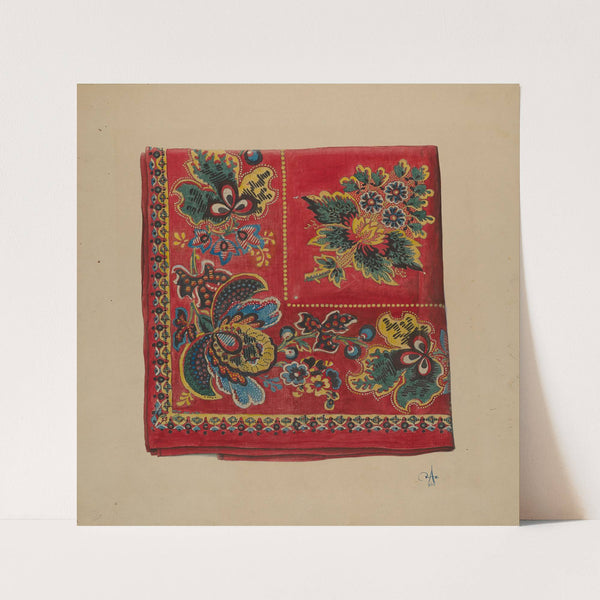 Economy Red Handkerchief by Ralph Atkinson