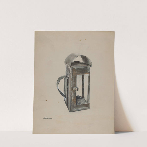 Economy Square Oil Lantern by Ralph Atkinson