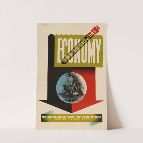 Economy – Your Job in the Battle of the Atlantic by Abram Games