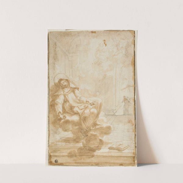 Ecstasy of a Female Saint by Domenico Piola