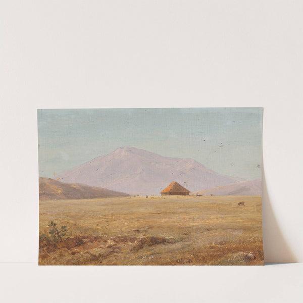 Ecuador, mountain plateau with hut (1890) by Frederic Edwin Church
