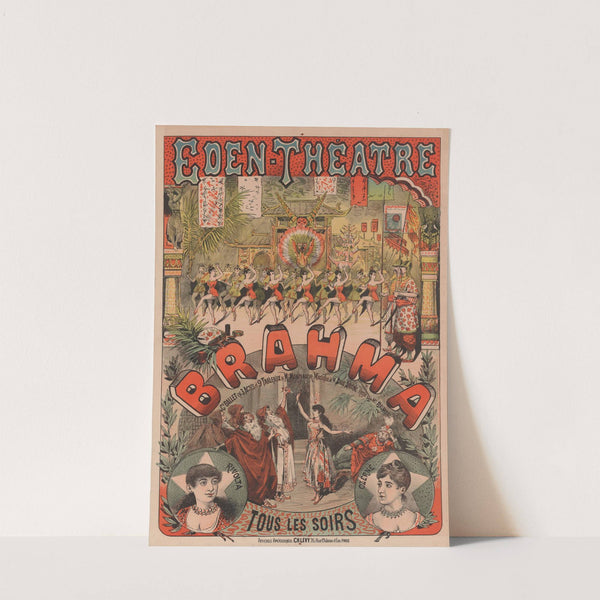Eden-Théâtre… Brahma (1886) by Imp. Emile Lévy