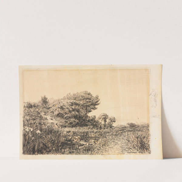 Edge of Marsh at Couronne (1863) by Félix Ziem