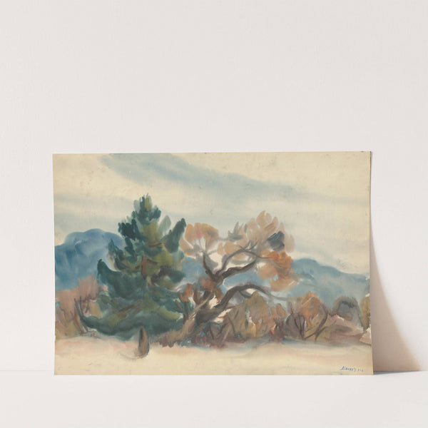 Edge of the Forest in Autumn by Zolo Palugyay