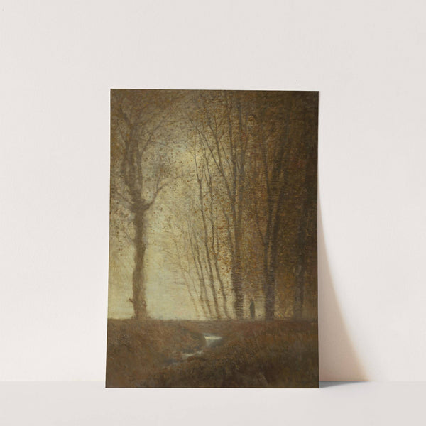 Edge of the Forest in the Moonlight (1880–1890) by Ladislav Mednyánszky