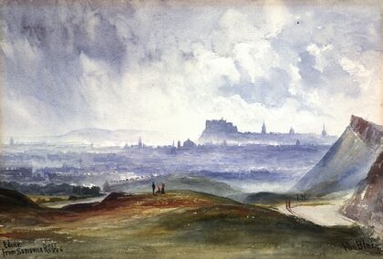 Edinburgh from Samson’s Ribbs