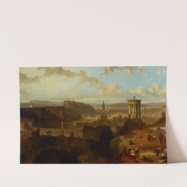 Edinburgh from the Calton Hill (1858) by David Roberts