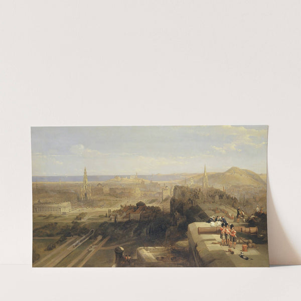 Edinburgh from the Castle by David Roberts