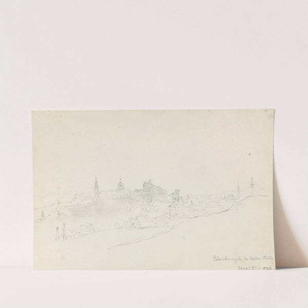 Edinburgh Seen from Calton Hill by Nicaise De Keyser