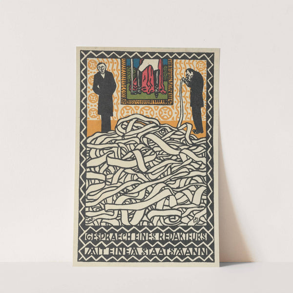 Editor's Conservation with a Statesman by Moriz Jung