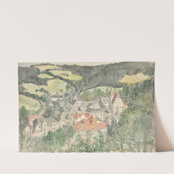 Edlitz an der Aspangbahn (1916) by Franz Barwig the Elder