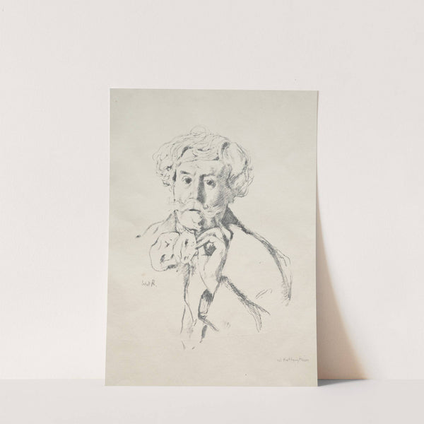 Edmond de Goncourt by William Rothenstein