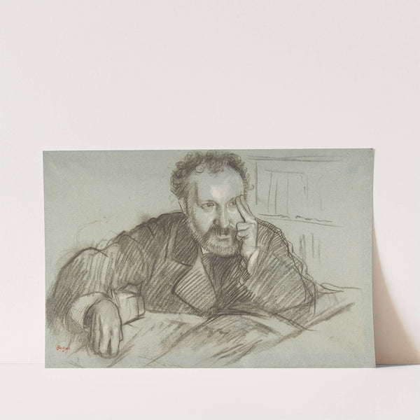 Edmond Duranty (1833–1880) (1879) by Edgar Degas
