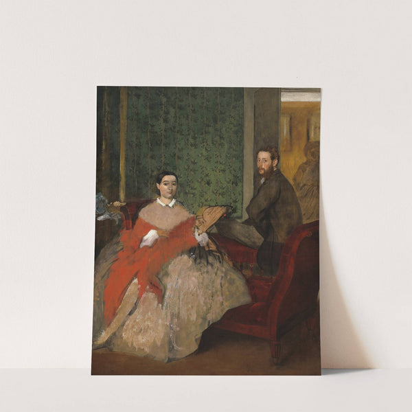 Edmondo and Thérèse Morbilli (c. 1865) by Edgar Degas