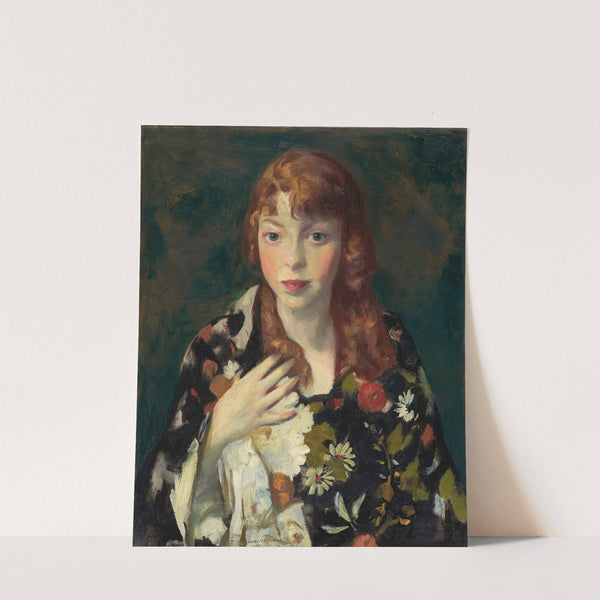 Edna Smith in a Japanese Wrap (1915) by Robert Henri