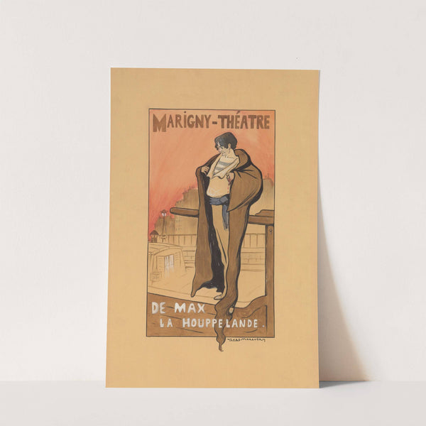 Edouard de Max dans ‘La Houppelande’ de Didier Gold (1910) by Yves Marevéry