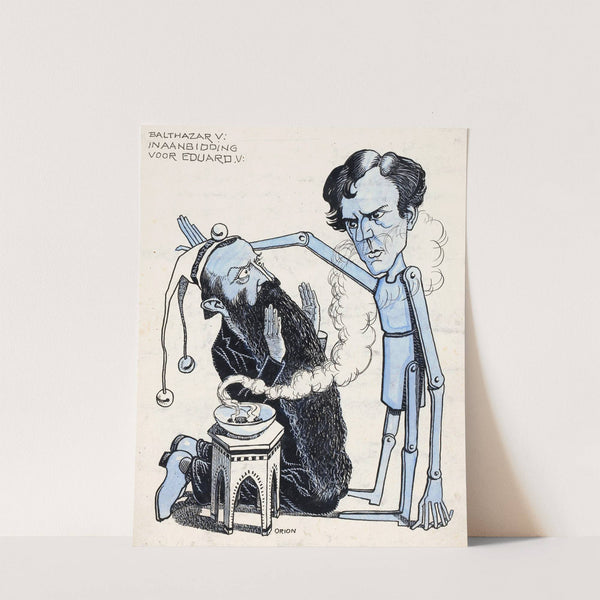 Eduard Verkade als trekpop by Patricq Kroon