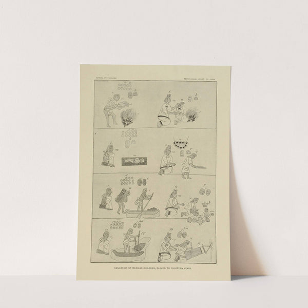 Education of Mexican Children, Eleven to Fourteen years. (1894) by Garrick Mallery