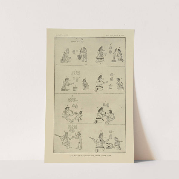 Education of Mexican Children, Seven to Ten years. (1894) by Garrick Mallery