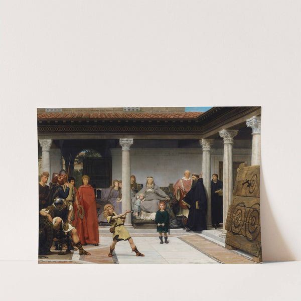 Education Of The Children Of Clovis (1861) by Lawrence Alma-Tadema