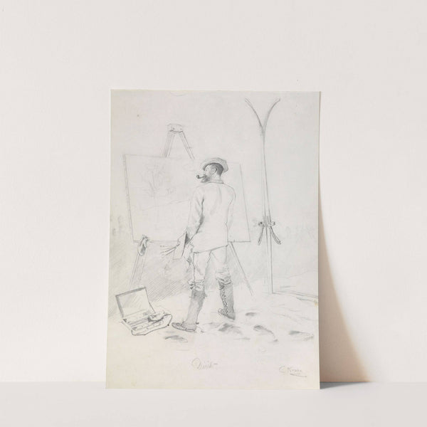 Edvard Diriks (before 1891) by Christian Krohg