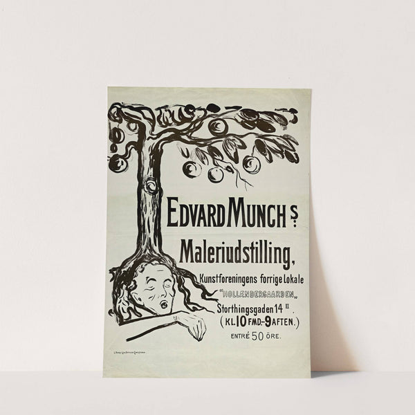 Edvard Munchs maleriudstilling (1901) by L. Fehrs lith.
